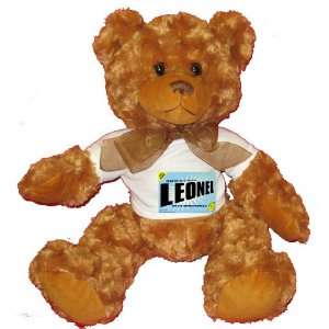  FROM THE LOINS OF MY MOTHER COMES LEONEL Plush Teddy Bear 