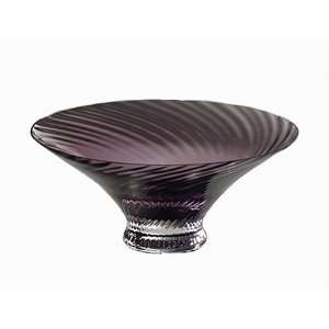  Royal Doulton Studio Glassware Purple Optic Bowl Kitchen 
