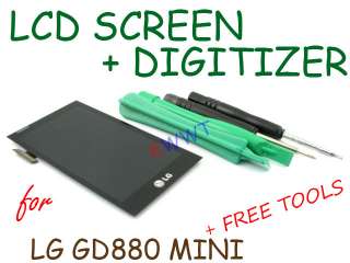 FREE SHIP for LG GD880 LCD Screen+Touch Digitizer+Tool  