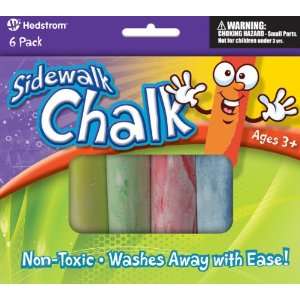  Sidewalk Chalk (6 pack) Toys & Games