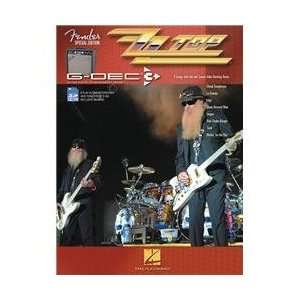  Hal Leonard Fender G Dec Zz Top Guitar Play Along Songbook 