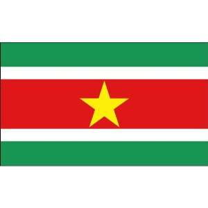  Suriname 5 x 8 Nylon Flag Patio, Lawn & Garden