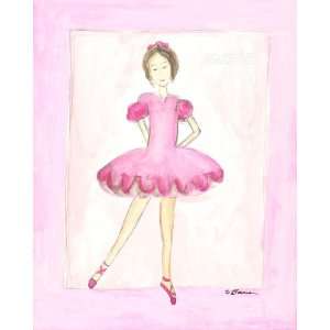   Tiny Dancer Dance Pink Girl Art By Serena Bowman