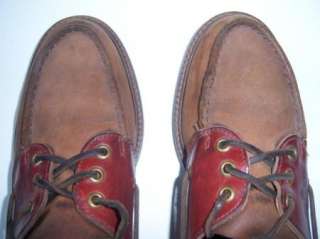  HOT BUY SEBAGO Brown TOPSIDER LOAFERS Mens Shoes Size 