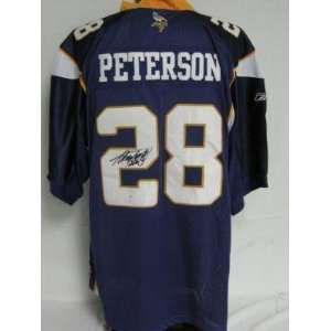  Adrian Peterson Autographed Jersey   JSA Size 54   Autographed NFL 