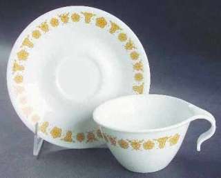 Corning Corelle Discontd Butterfly Gold Cup & Saucer  