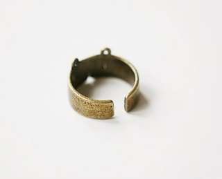 Cute Squirrel Bronze Korean Fashion Ring Size8 Adj Z371  
