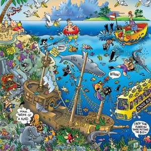  Skelton Tooniverse Sunken Treasure Jigsaw Puzzle 550pc Toys & Games