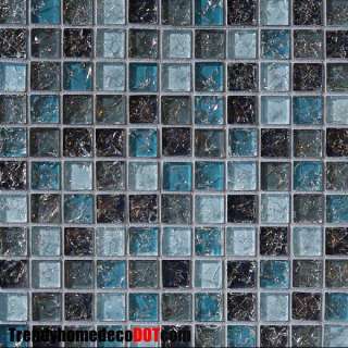   Mosaic Tile Crackle Kitchen Backsplash Bathroom Wall Sink Spa  