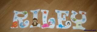 CUSTOM WOODEN WALL LETTERS FISHER PRICE PRECIOUS PLANET  