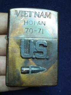 Original Vietnam War Zippo 1970 71 US Army  