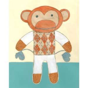  Lillians Monkey Lovie II Canvas Reproduction