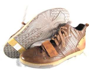 NEW Mark Nason Baileys Mid Sneaker lace up shoes Tan Mens 12  