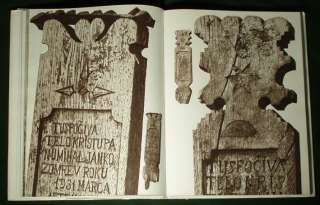 BOOK Slovak Folk Art tombstone sculpture wood carving  