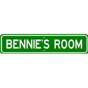  BENNIE ROOM SIGN   Personalized Gift Boy or Girl, Aluminum 