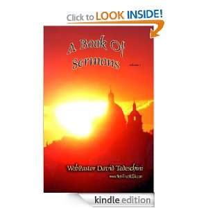   Book of Sermons   Volume 1 David Todeschini  Kindle Store