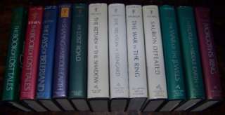   of Middle Earth + Silmarillion J.R.R.Tolkien 13 Vol HBDJ Priority Mail