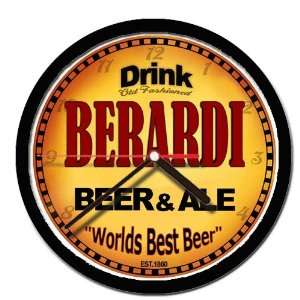  BERARDI beer and ale cerveza wall clock 