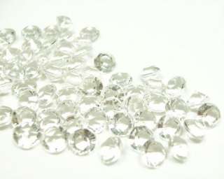 Clear Acrylic Diamond Confetti 4CT Carat Bridal Shower Table 