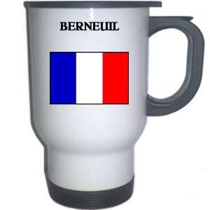  France   BERNEUIL White Stainless Steel Mug Everything 