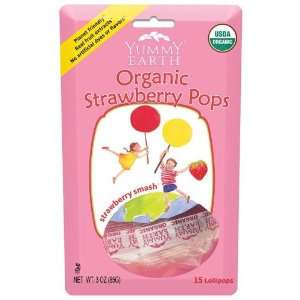  Lollipops Organic Strawberry Pops