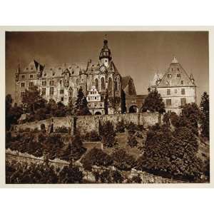  1925 Schloss Marburg Castle Germany Kurt Hielscher NICE 