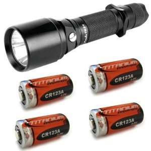 Fenix TK21 U2 CREE XM L 468 Lumen LED Flashlight Combo   Includes 4 x 
