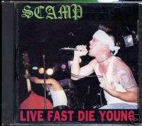 SCAMP LIVE FAST DIE YOUNG 1991 JAPAN CD OUTO GISM  