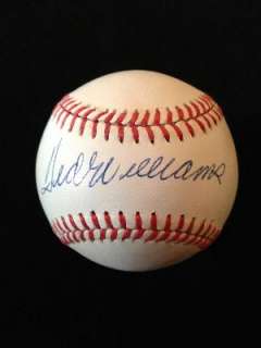 Ted Williams Red Sox HOF Signed OAL Baseball PSA/DNA  