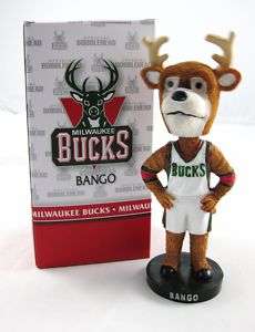 New BANGO Milwaukee Bucks Mascot NBA Bobblehead SGA NIB  