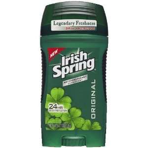  Irish Spring Original Antiperspirant Deodorant, 2.7 Ounce 