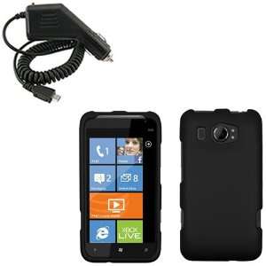 iFase Brand HTC Titan II Combo Rubber Black Protective Case Faceplate 