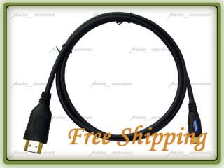 Micro HDMI Type D to HDMI Cable for Samsung ST600  