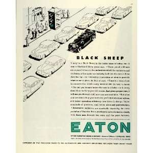   Car Traffic Lanes Precision Parts   Original Print Ad