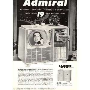    1950 Admiral Americas Smart Set Vintage Ad