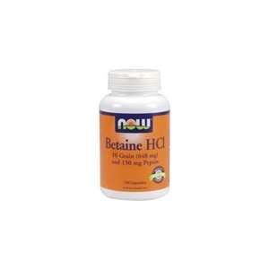  Betaine HCL by NOW Foods   Digestive Support (648mg   120 