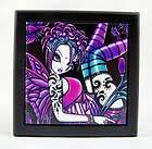 Collectable MERMAID ART TILE TIMBER Trinket Jewellery Box   Free Local 