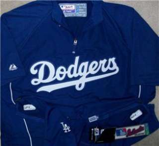 DODGERS MLB AUTHENTIC MAJESTIC JACKET ZipOff Sleeves XL  