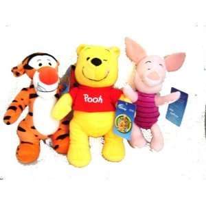   Winnie the Pooh Tigger Piglet 3 Plush Doll Stuffed Toy Toys & Games