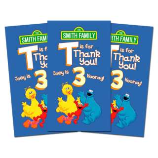 10 SESAME STREET Birthday Party Favor THANK YOU TAGS  