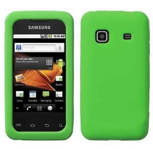 SAMSUNG BOOST MOBILE GALAXY PREVAIL GREEN SOLID SILICONE RUBBER TOUCH 
