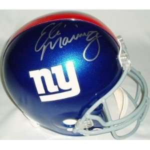  Eli Manning Autographed Helmet