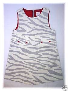 Gymboree Tiger Love Zebra Jumper Dress NWT 18 24 Mo NEW  