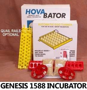 HovaBator 1588 Egg Incubator  Turner  Feeder Kit ★  