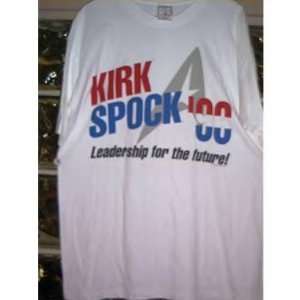    KIRK & SPOCK 1996 T SHIRT PRESIDENTIAL BID 