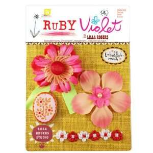  Ruby Violet Embellishment Kit 3 By Prima Arts, Crafts 