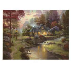    Stillwater Cottage by Thomas Kinkade, 28x22