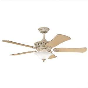 Bundle 27 Heather Ceiling Fan in Antique Marble with Maple/Lipple Wood 