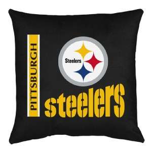 Pittsburgh Steelers Set of 2 LR Bed Throw Toss Pillows  