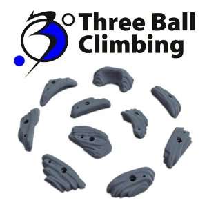  Gray Sandstone Style Climbing Holds   10 Pack w/ Hardware 